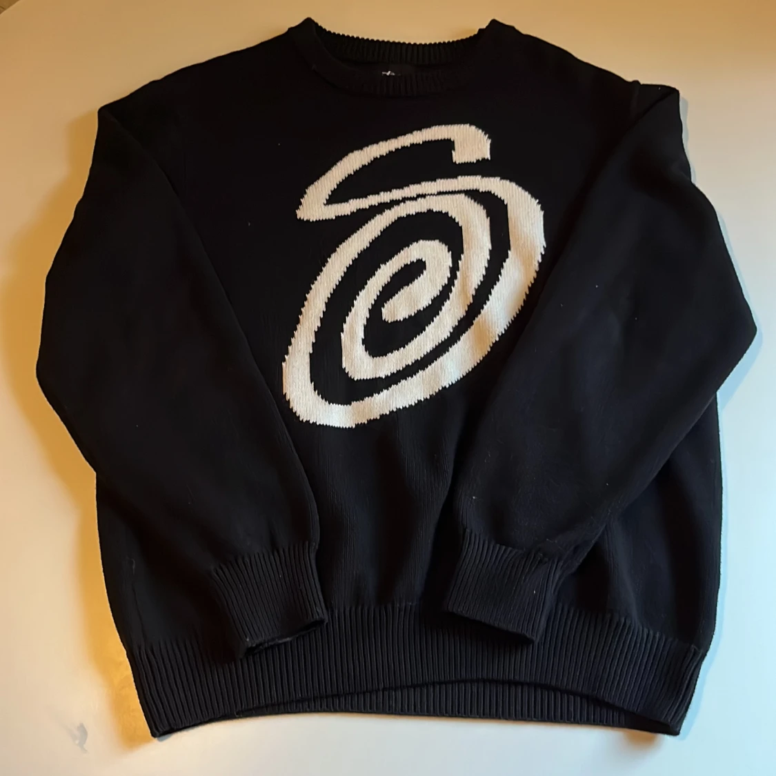 Stussy knit Large swirl Sweatshirt Large