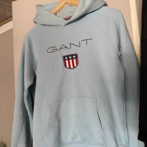 Baby blue gant hoodie, storlek S. Pris är diskuterbart vid snabb affär! Kan mötas upp 