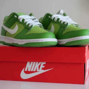 Nike dunk low chlorophyll - Sprillans nya Nike dunks som kommer mer originallåda. Strl 37,5 men passar 38. Aldrig använda, skriv för fler bilder.