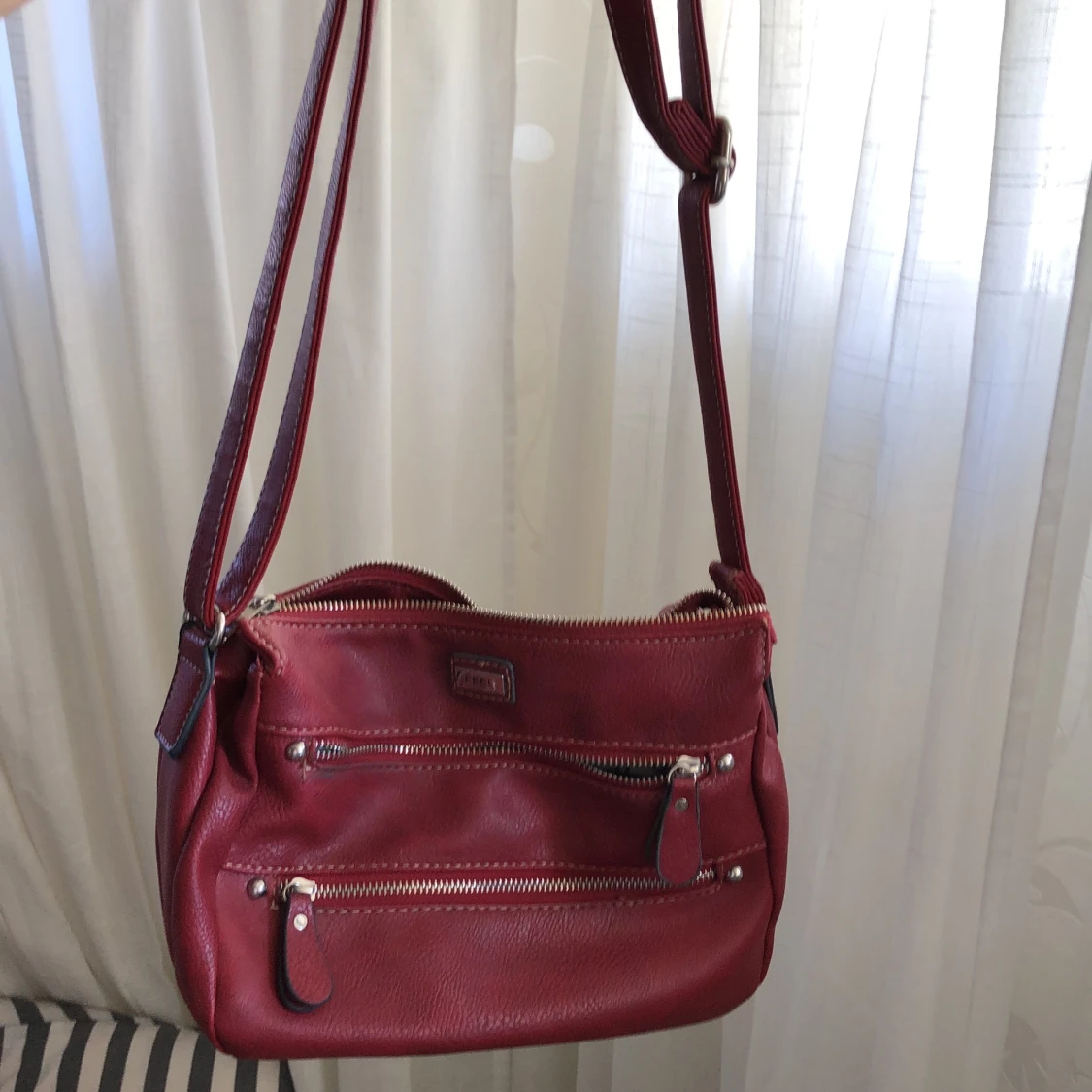 Röd handväska 