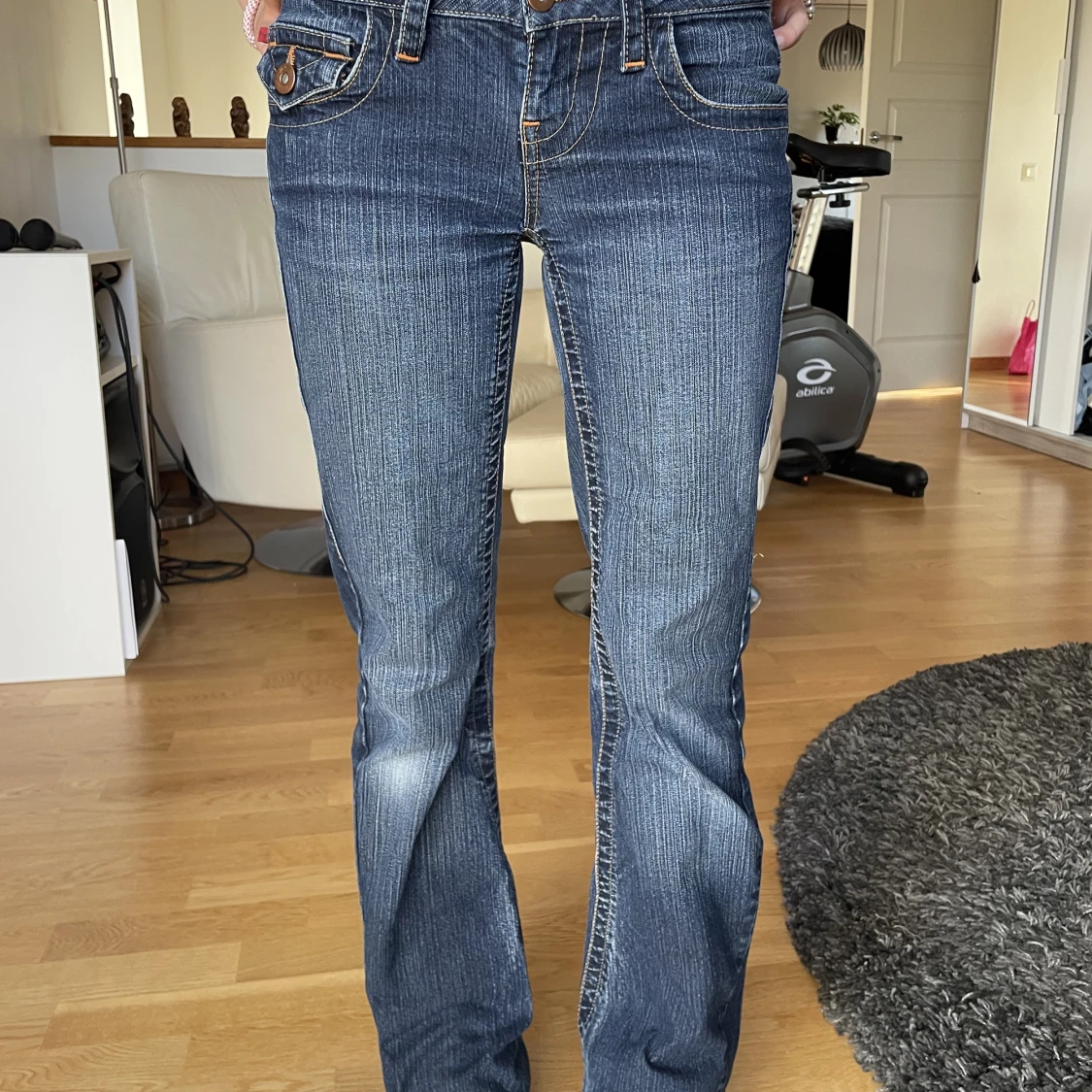 Lågmidjade jeans - 90