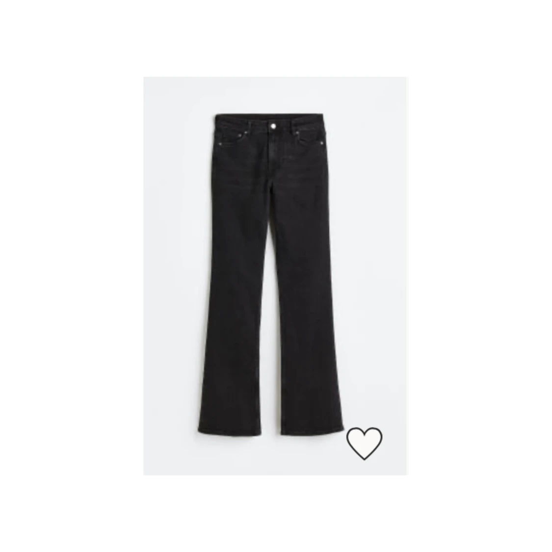 Svarta bootcut jeans