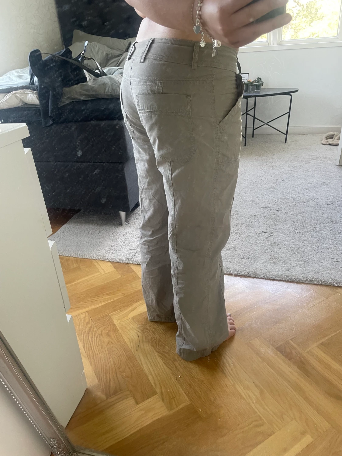 Lågmidjade byxor  - 90