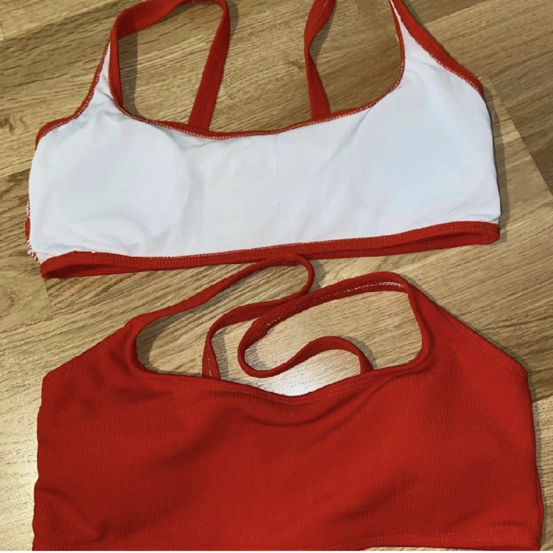 Bikini topp 2 st röd - 90