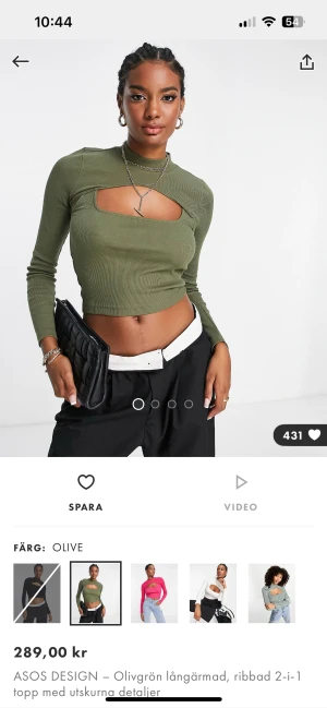 2-i-1 tröja - Olivgrön 2-i-1 tröja, ett linne med en bolero över. Endast använd 1 gång så jättefint skick. Hör av dig vid intresse eller fler bilder 🫶🏻