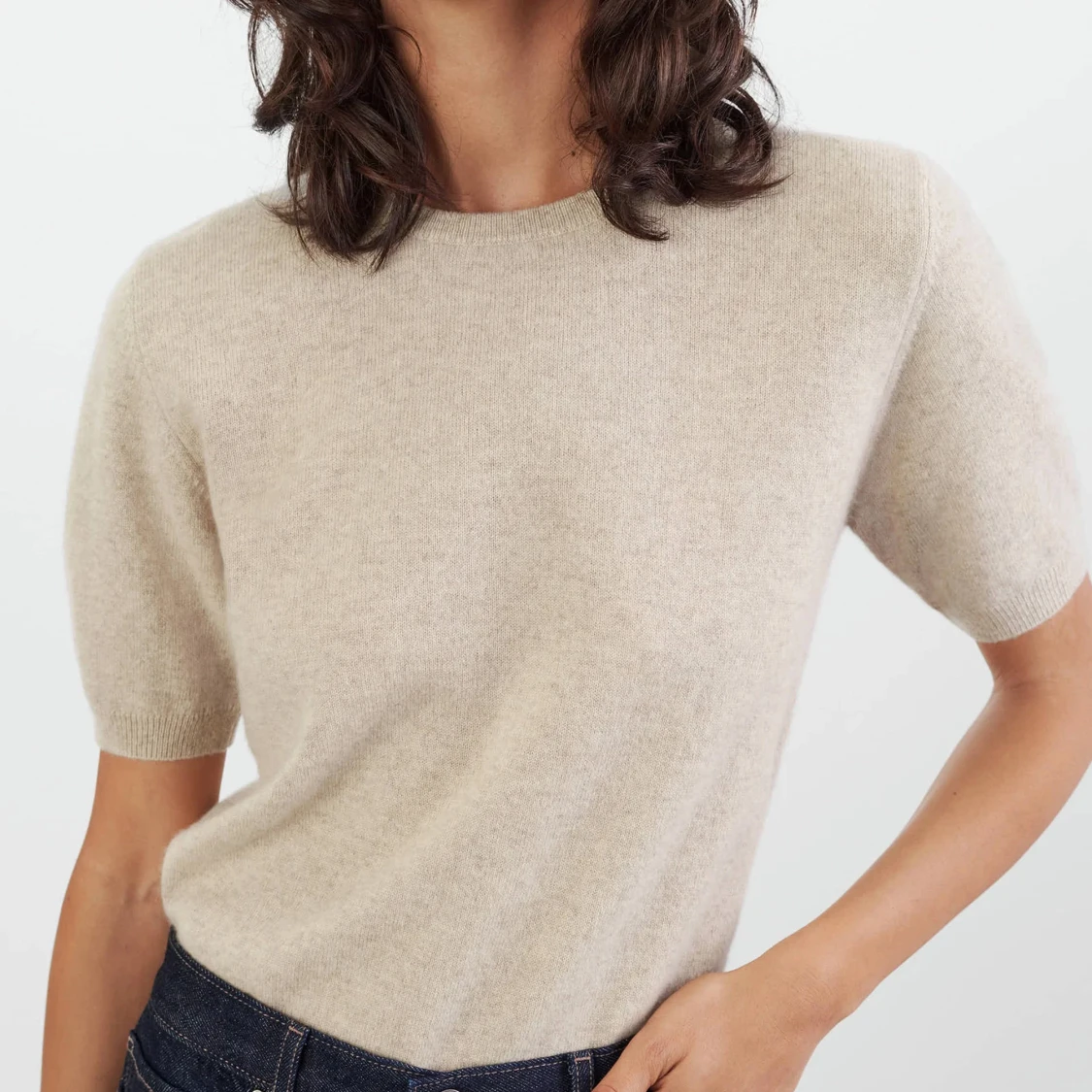 Softgoat stickad T-shirt!🤩 - 91