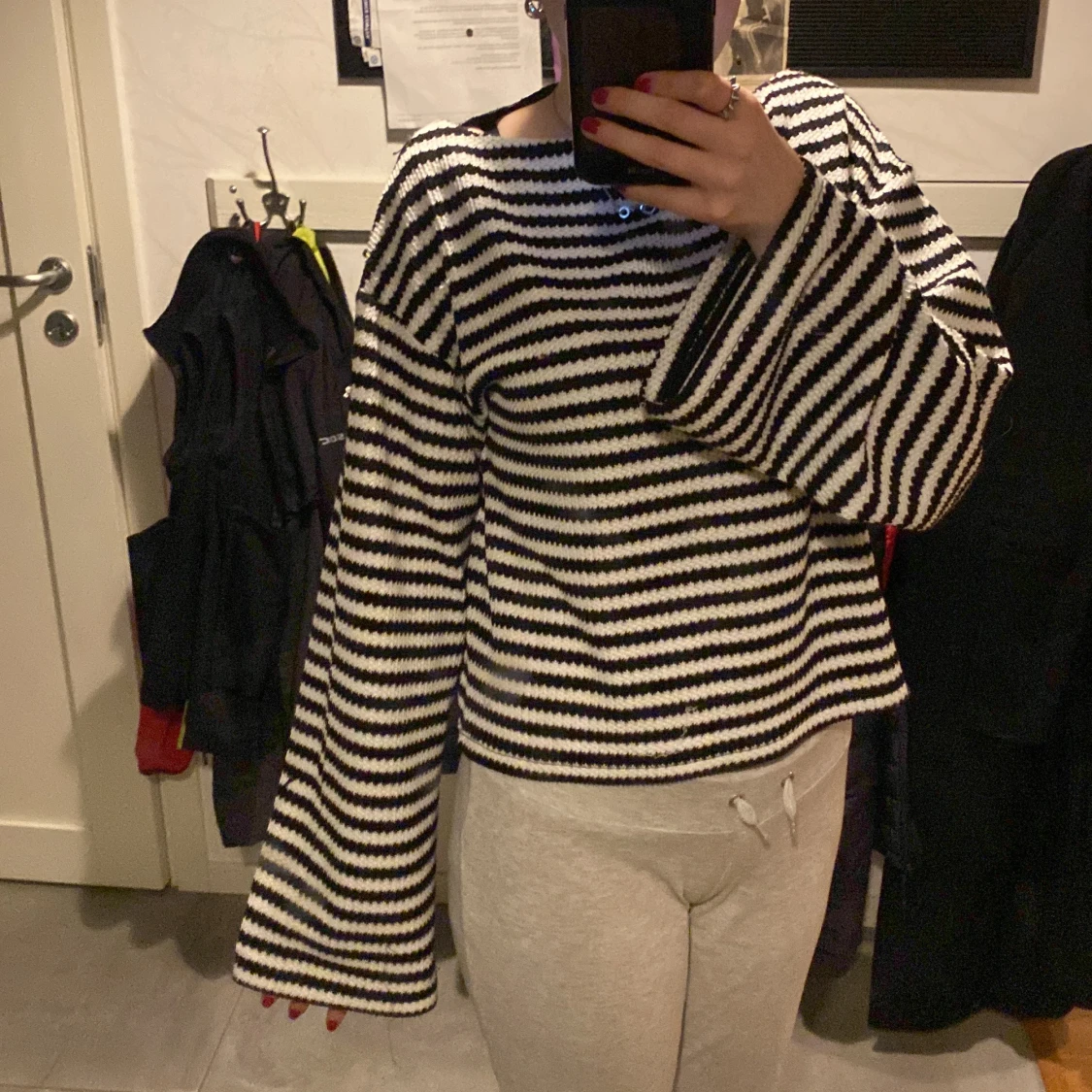 randig tröja hm - 90