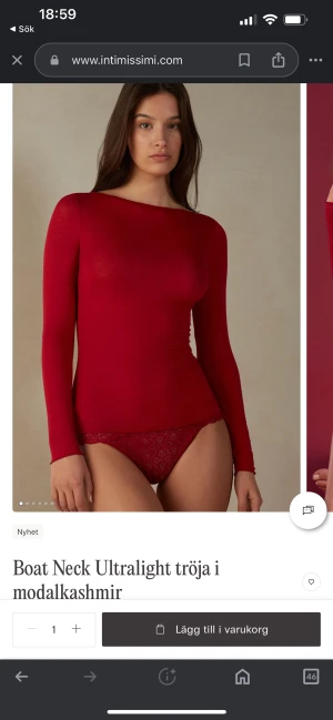 intimissimi tröja  - Använd ca 2 gånger så som ny! storlek XS. Skriv vid frågor eller egna bilder 💓