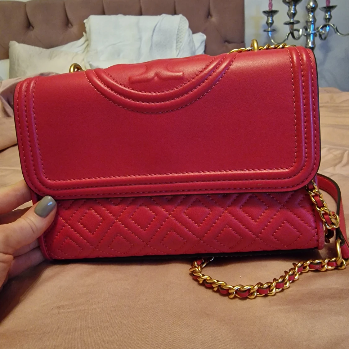 Tory Burch rosa väska