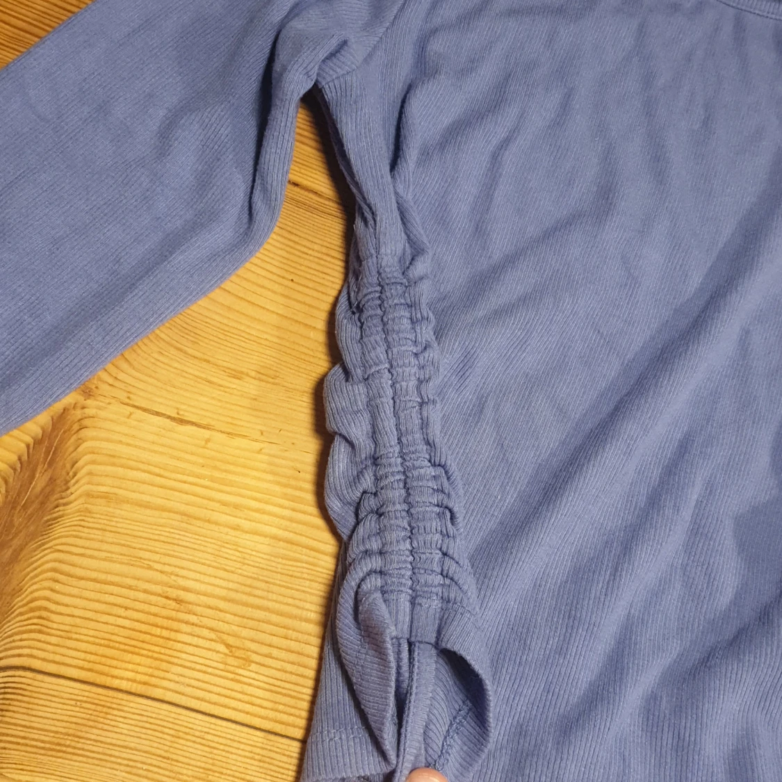 Blå långärmad tröja - 90