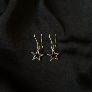 Örhängen med stjärna✨ - Örhängen med berlocker i form av stjärnor. Vid beställning får du själv välja vilken typ av krokar du föredrar (se bild 2 och 3). Så matchar jag dem med berlocken. Frakt på 15kr tillkommer!✨