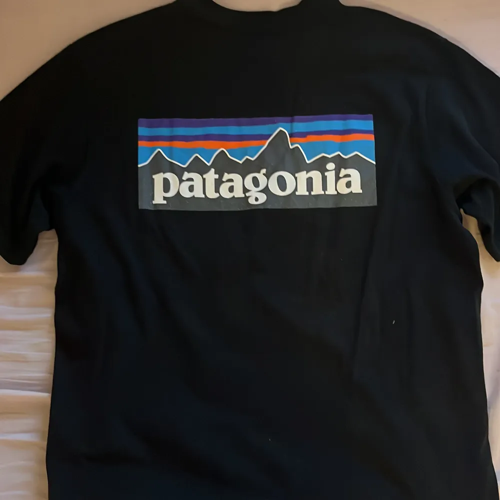 Svart Patagonia t-shirt . T-shirts.