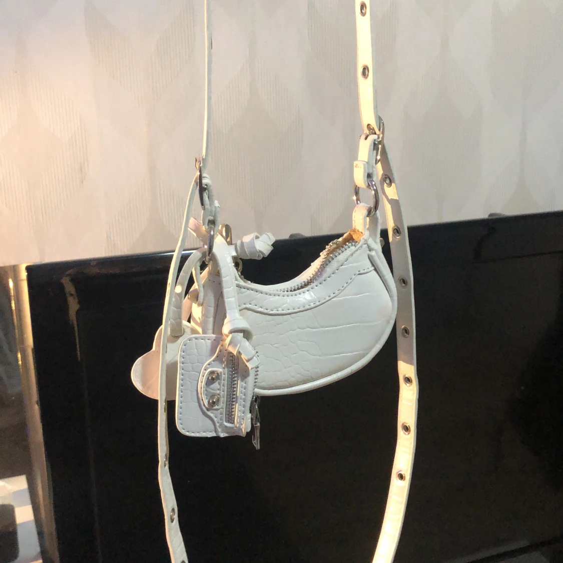 Mini Väska, vit - 90
