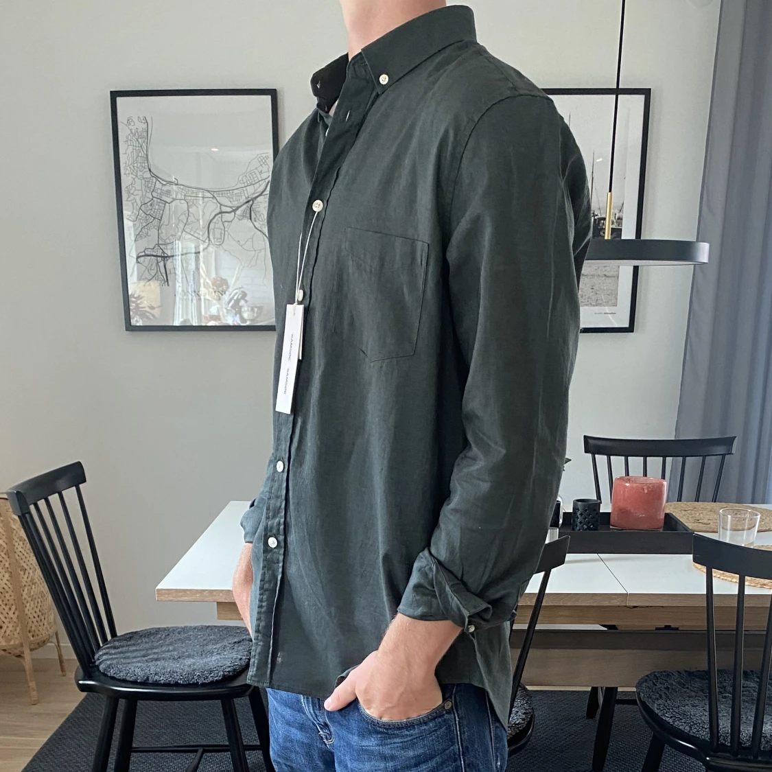 Samsøe Samsøe linneskjorta  - 90