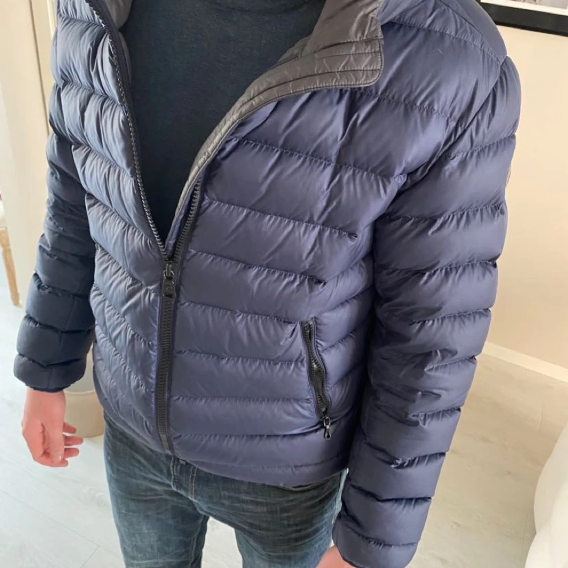 Blå colmar jacka - 91