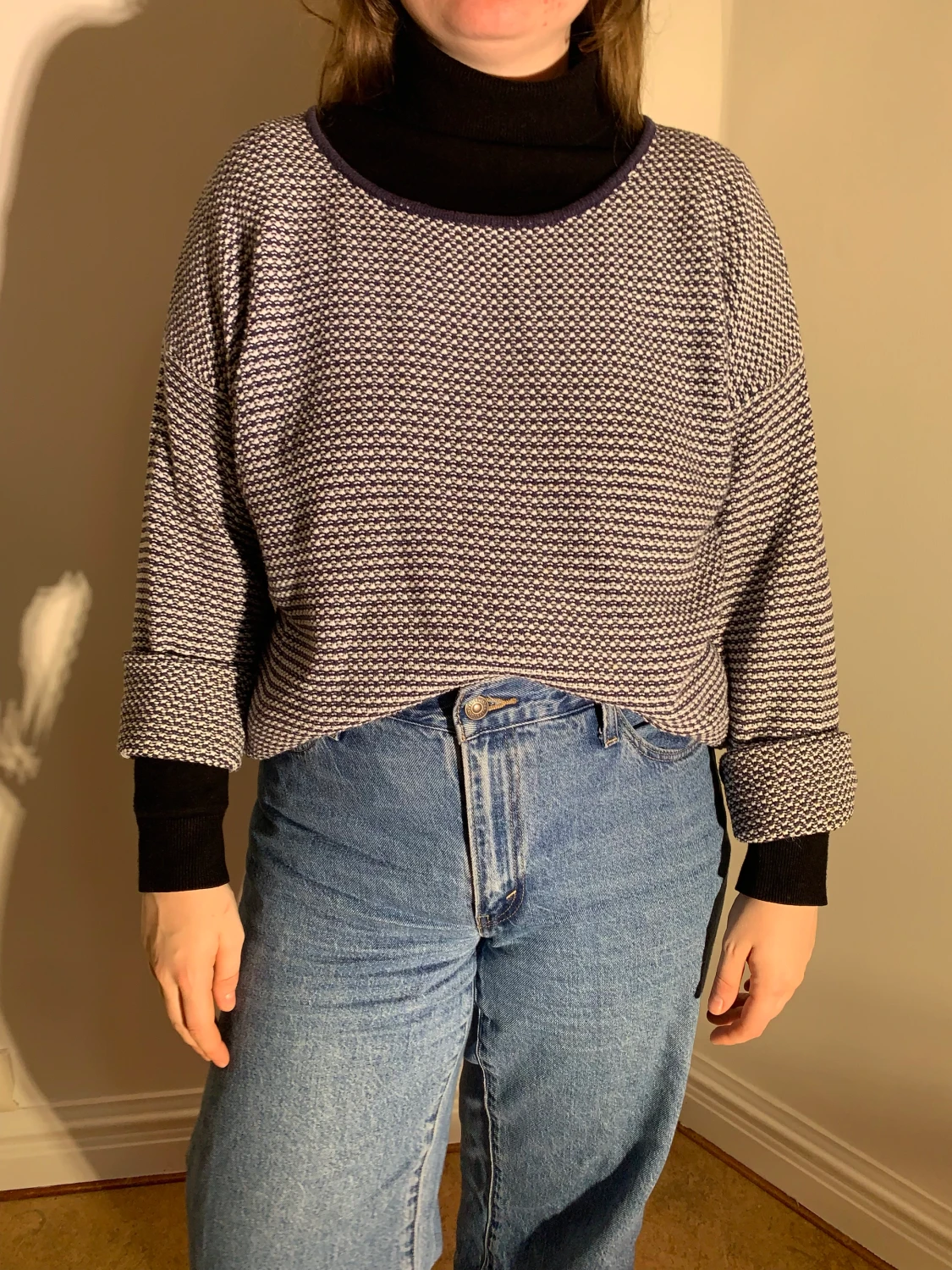 Snygg oversized stickad tröja från monki!  - 90