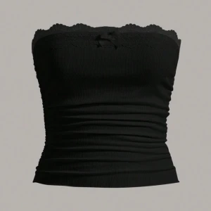 Svart tub topp S/XS - Säljer denna svarta tub topp. Stl S.  passar XS också. Aldrig använd 