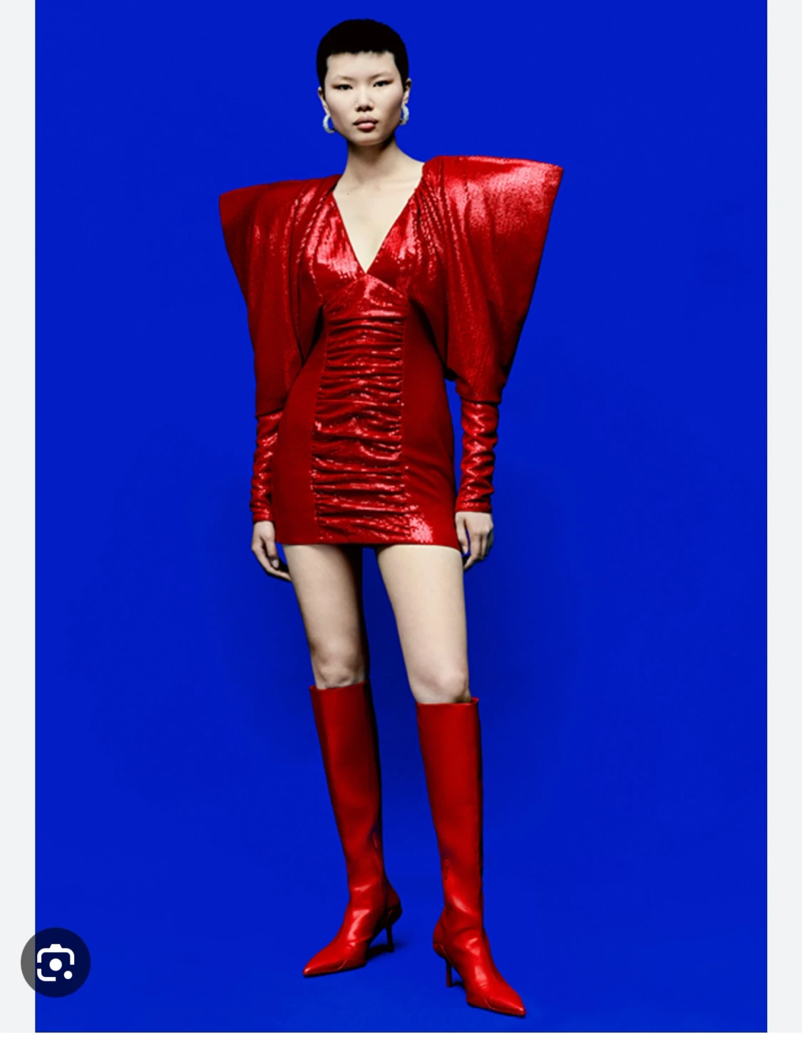 Partyklänning i paljetter strl 38