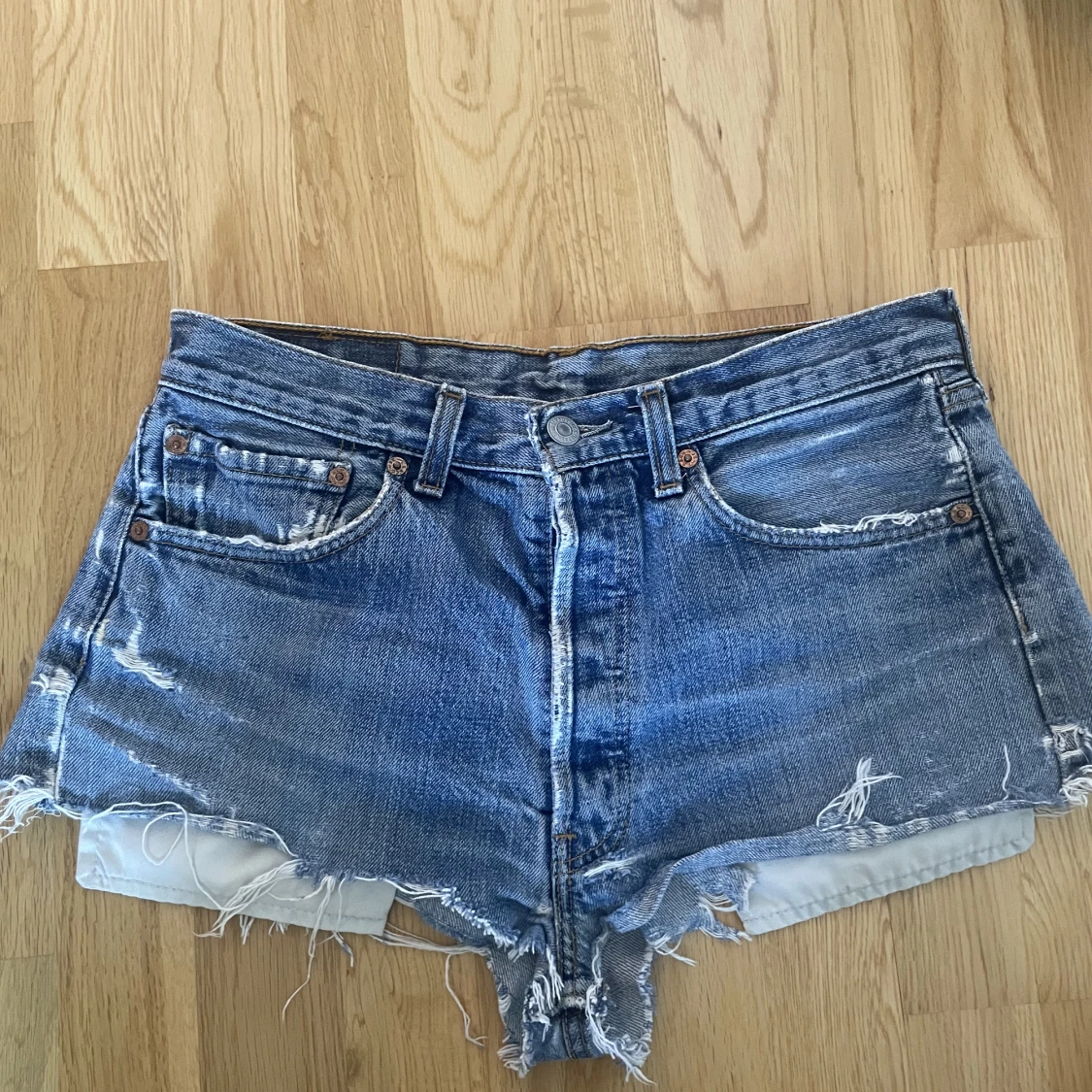 Lågmidjade Jeansshorts Levis