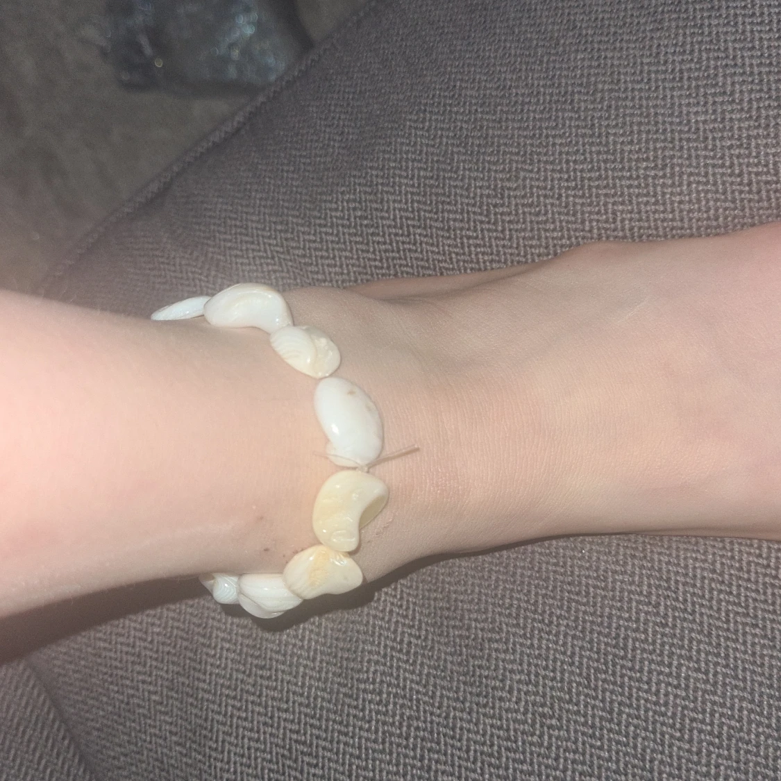 Det är ett jätte fint sten armband eller fot armbant. Du kan andvända den som armband eller för foten - 90