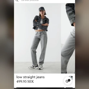 Low Straight Jeans  - gråa jeans från GinaTricot, använda fåtal gånger pga. för långa för mig. 