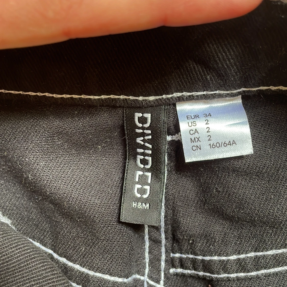 Svarta cargo jeans - 91