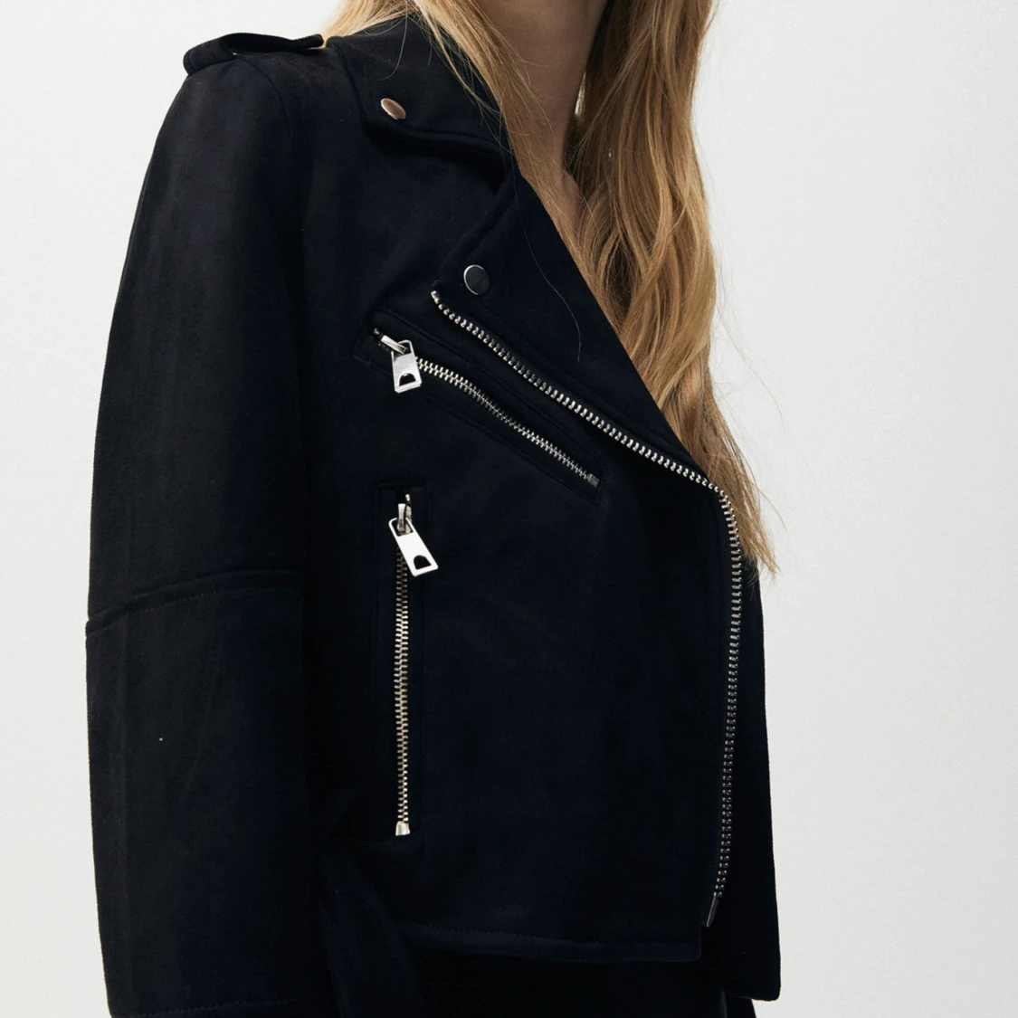 Pull & Bear mocka jacka i konstläder - 91