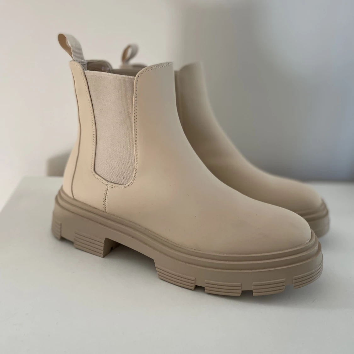 Beige boots/kängor