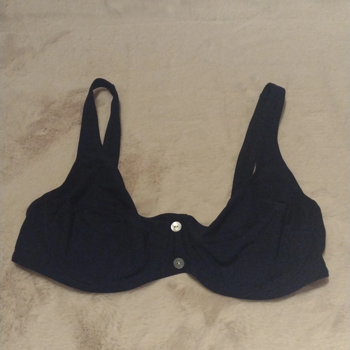 Marinblå bikini topp