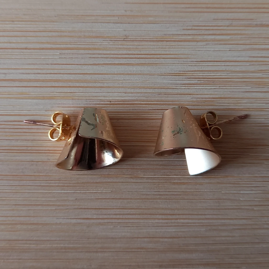 Avantgarde cone earrings