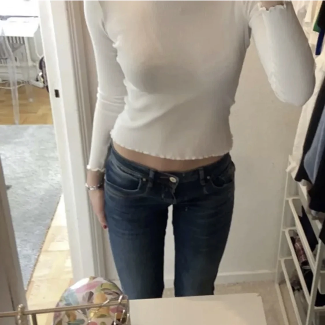 Lågmidjade jeans  - 90