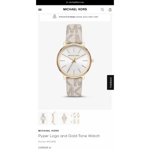 Ny Michael Kors klocka - oanvänd, Prisreducerad - Säljer min Michael Kors klocka som jag endast använt 2/3 gånger. Den är i utmärkt skick och ser ut som ny. Original priset är 2000kr, men jag säljer den nu för 1500kr. Perfekt som en elegant accessoar eller som en fin present till någon. 