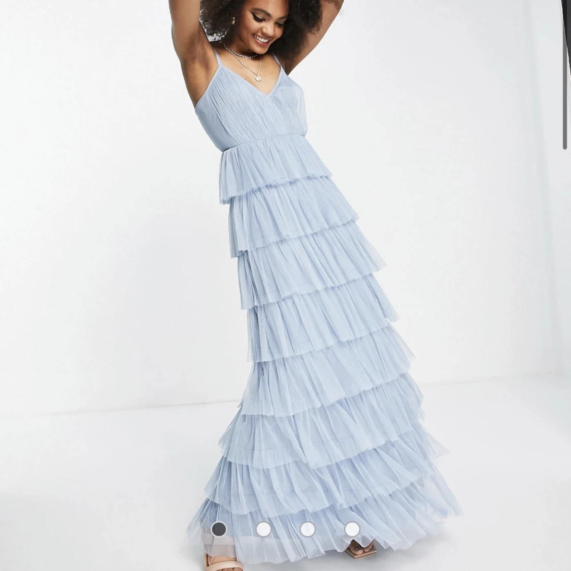 Blå balklänning - 91