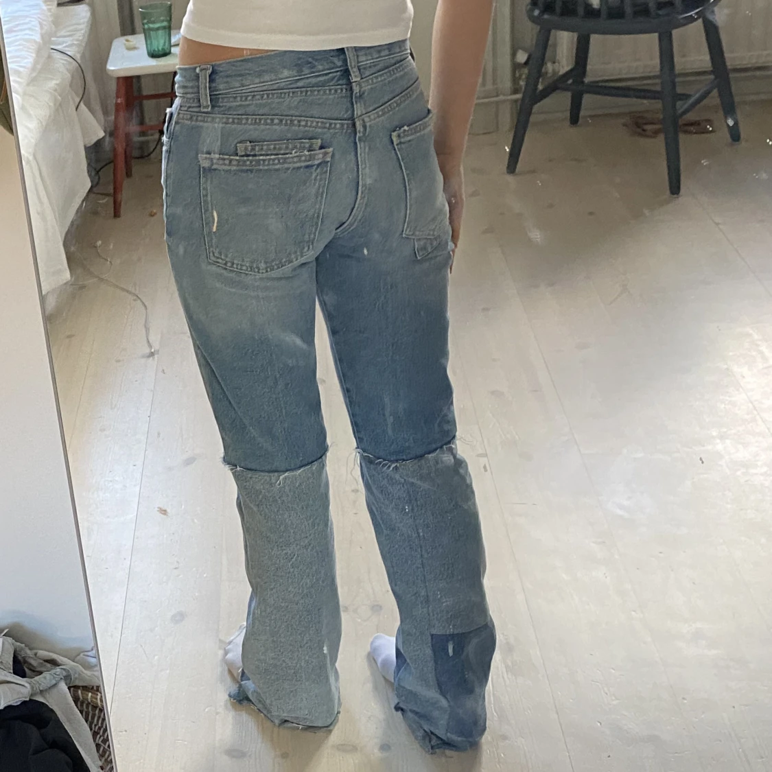 Zara patchwork jeans  - 91