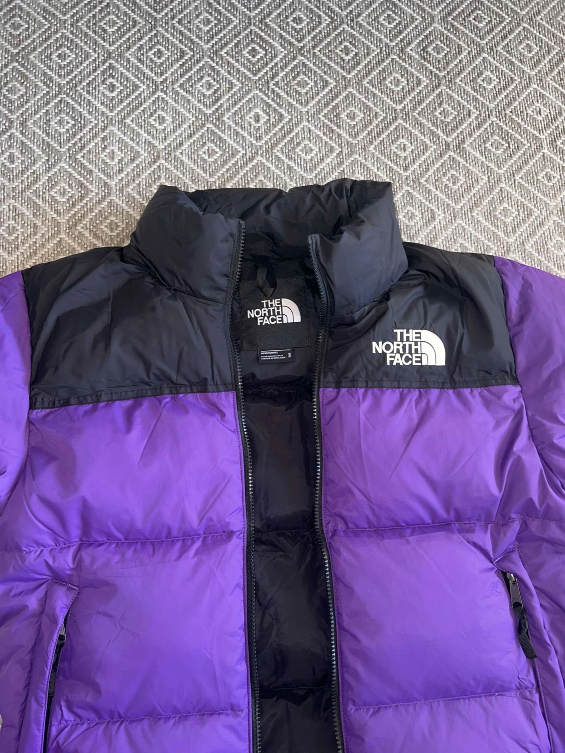 North face jacka lila