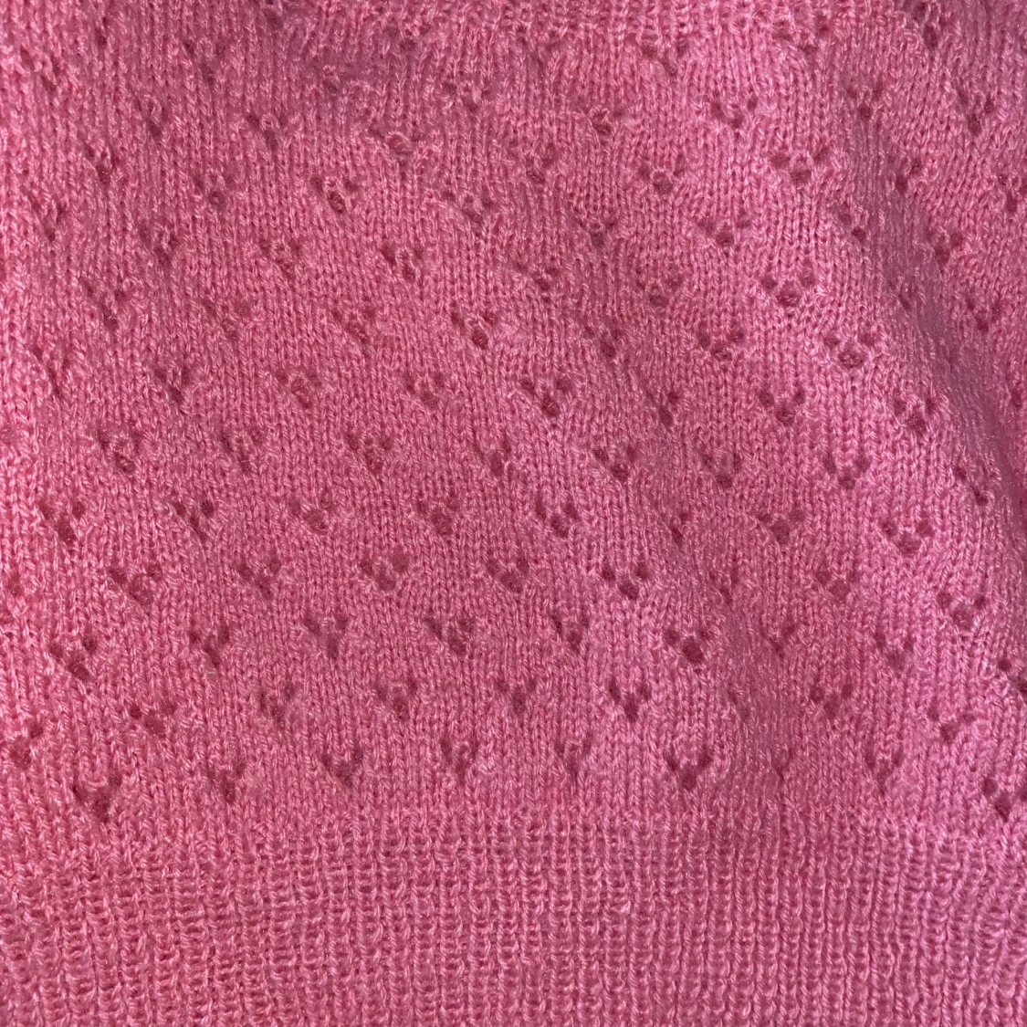 Rosa stickad crop top  - 91