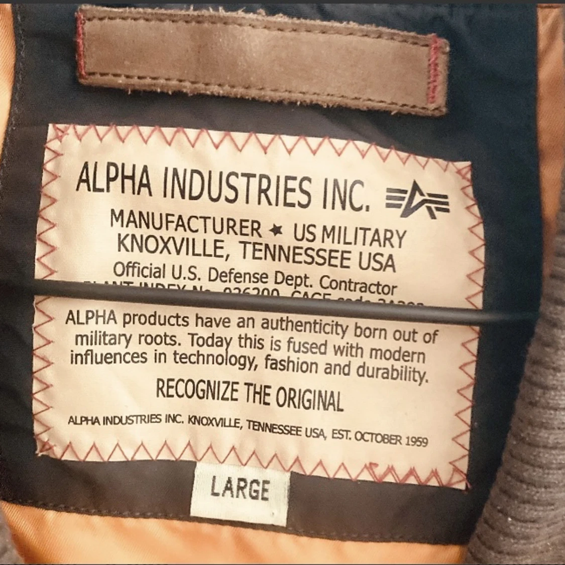 Bomberjacka Alpha Industries INC - 91