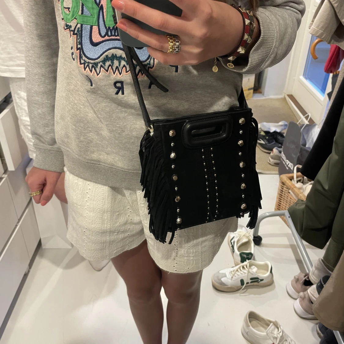 Svart maje väska mini - 91