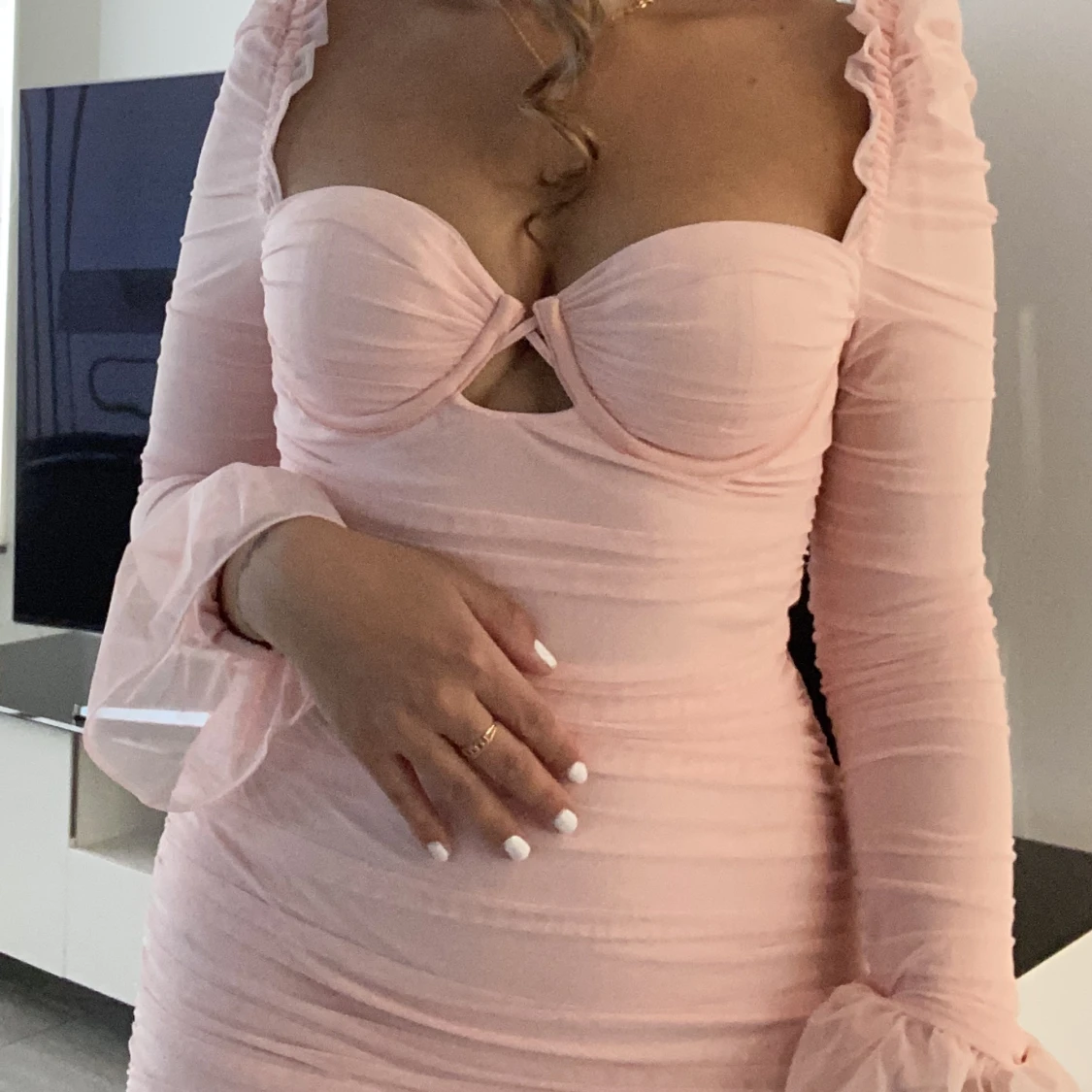 Ohpolly klänning i rosa - 90