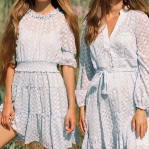 Blå klänning  - Säljer denna helt oanvända klänningen från Love Lolita. Nypris ca 3000.