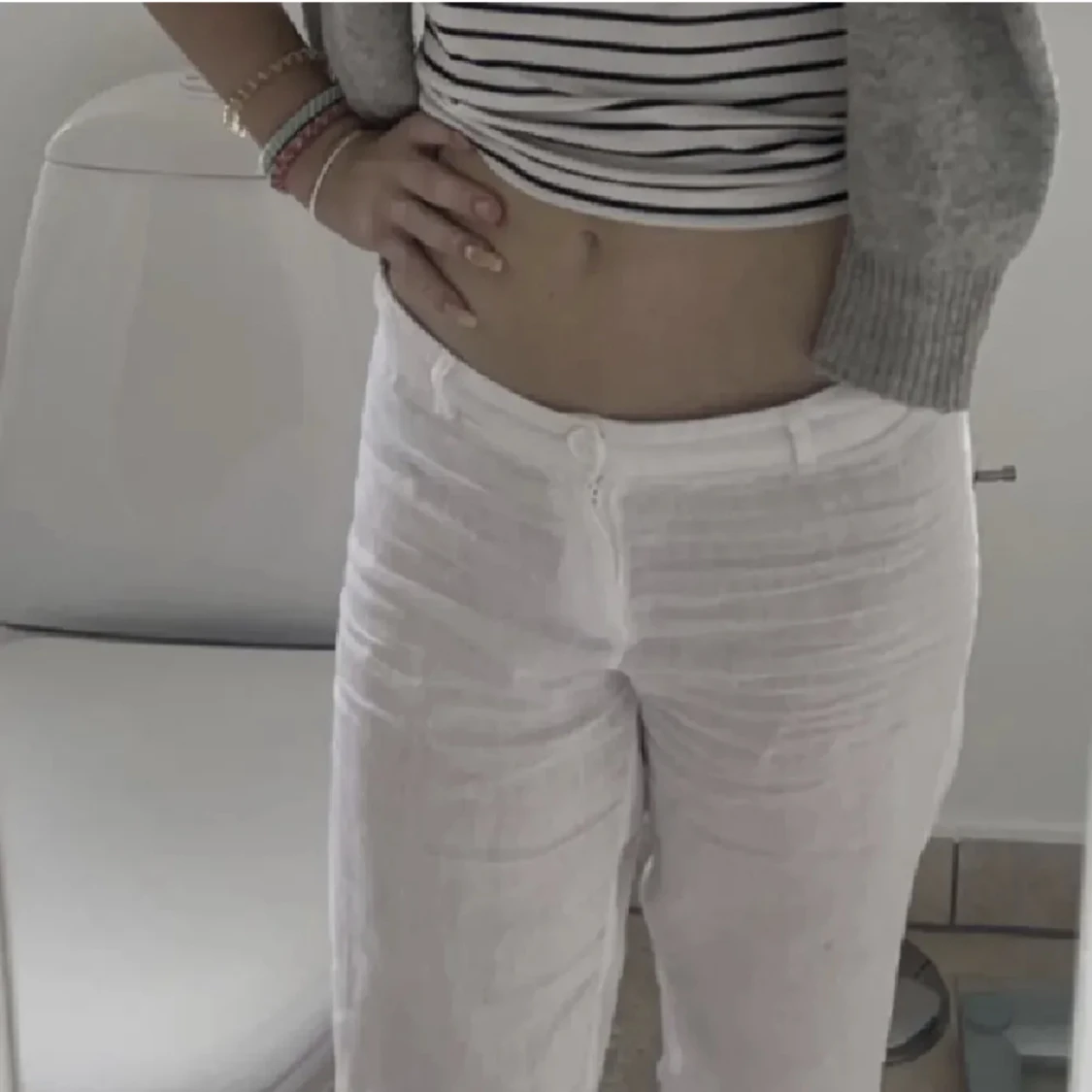 Gina linnebyxor  - 91