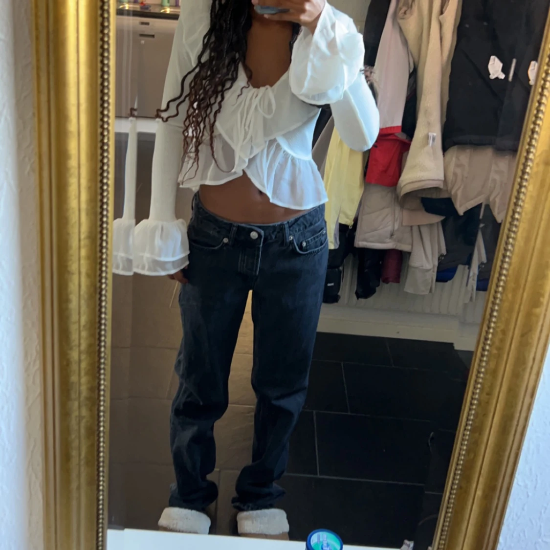 Lågmidjade jeans  - 90