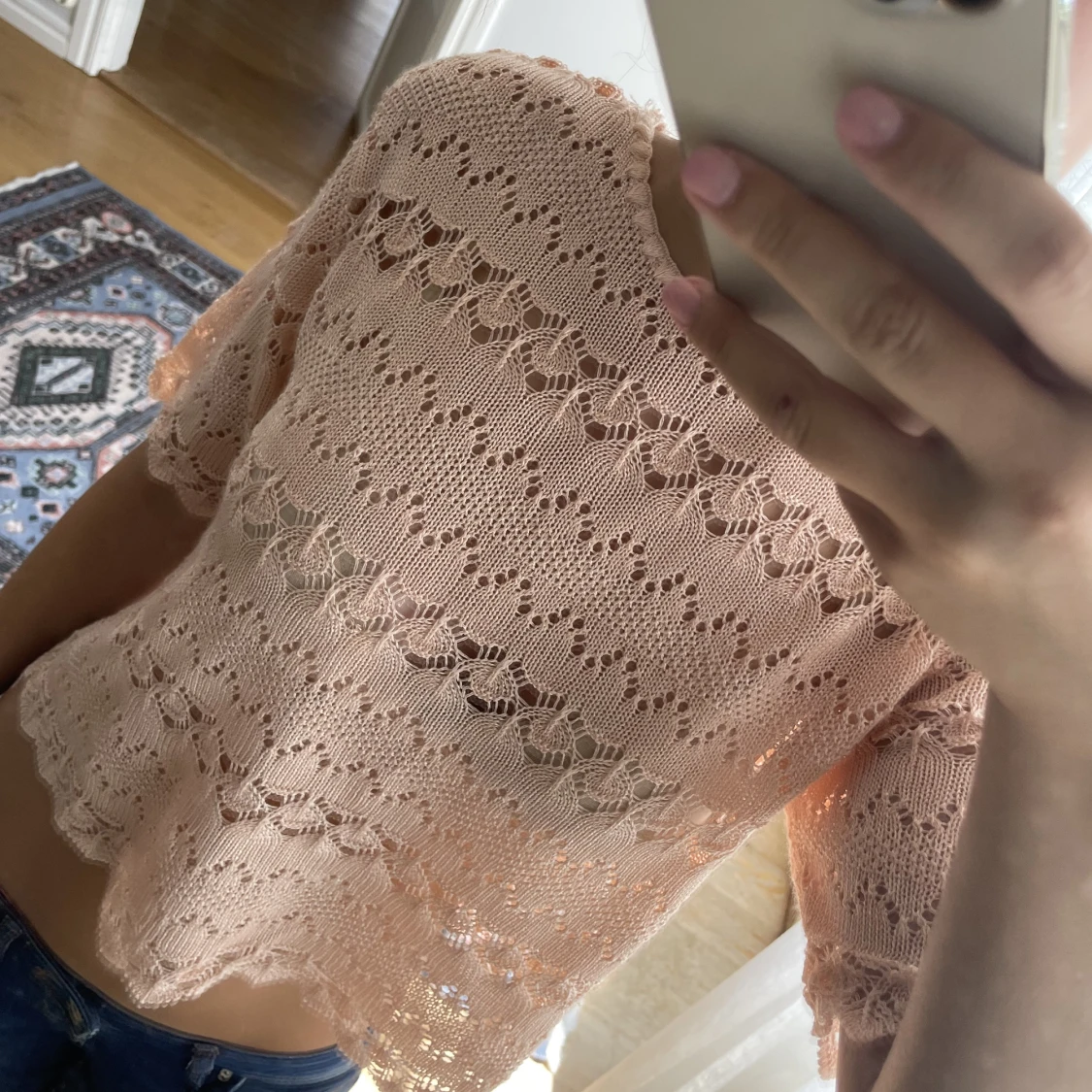 Jättesöt rosa topp - 90