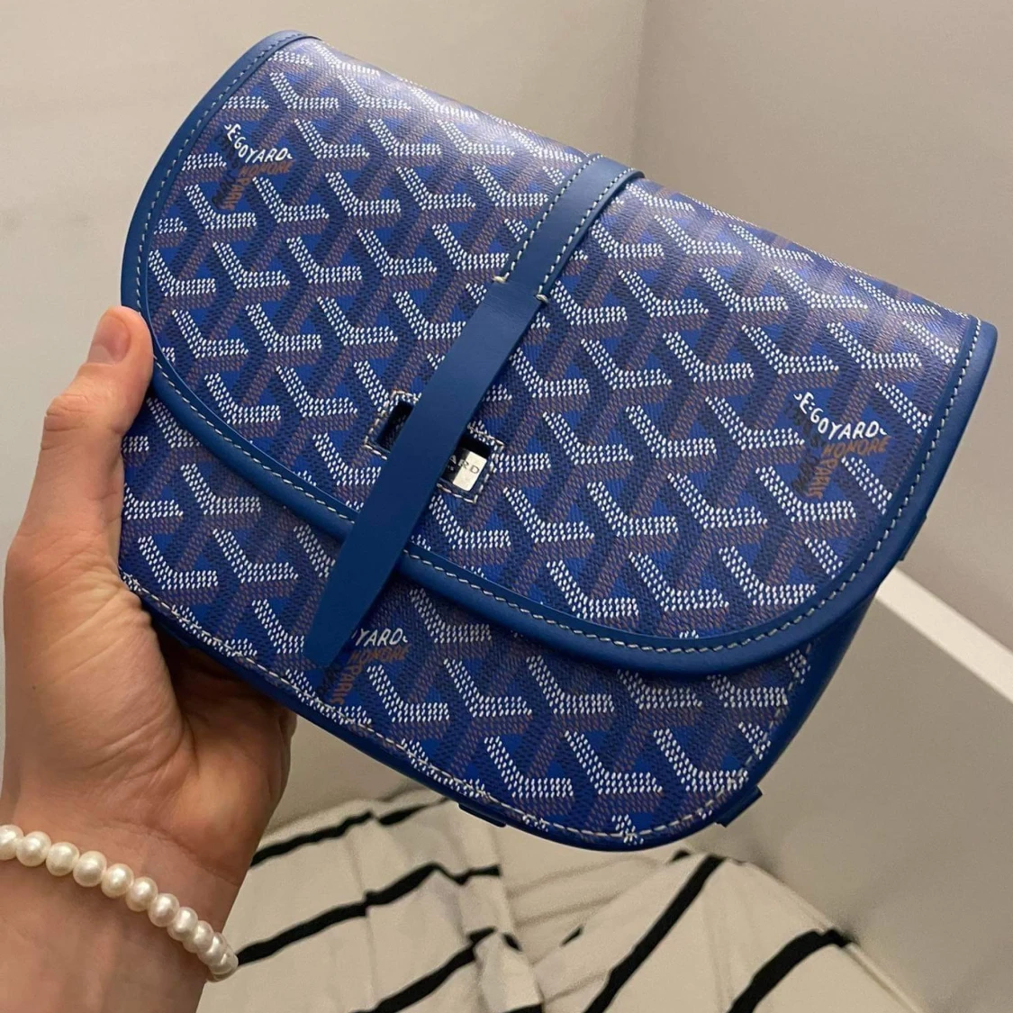 Goyard Belvedere PM Blå