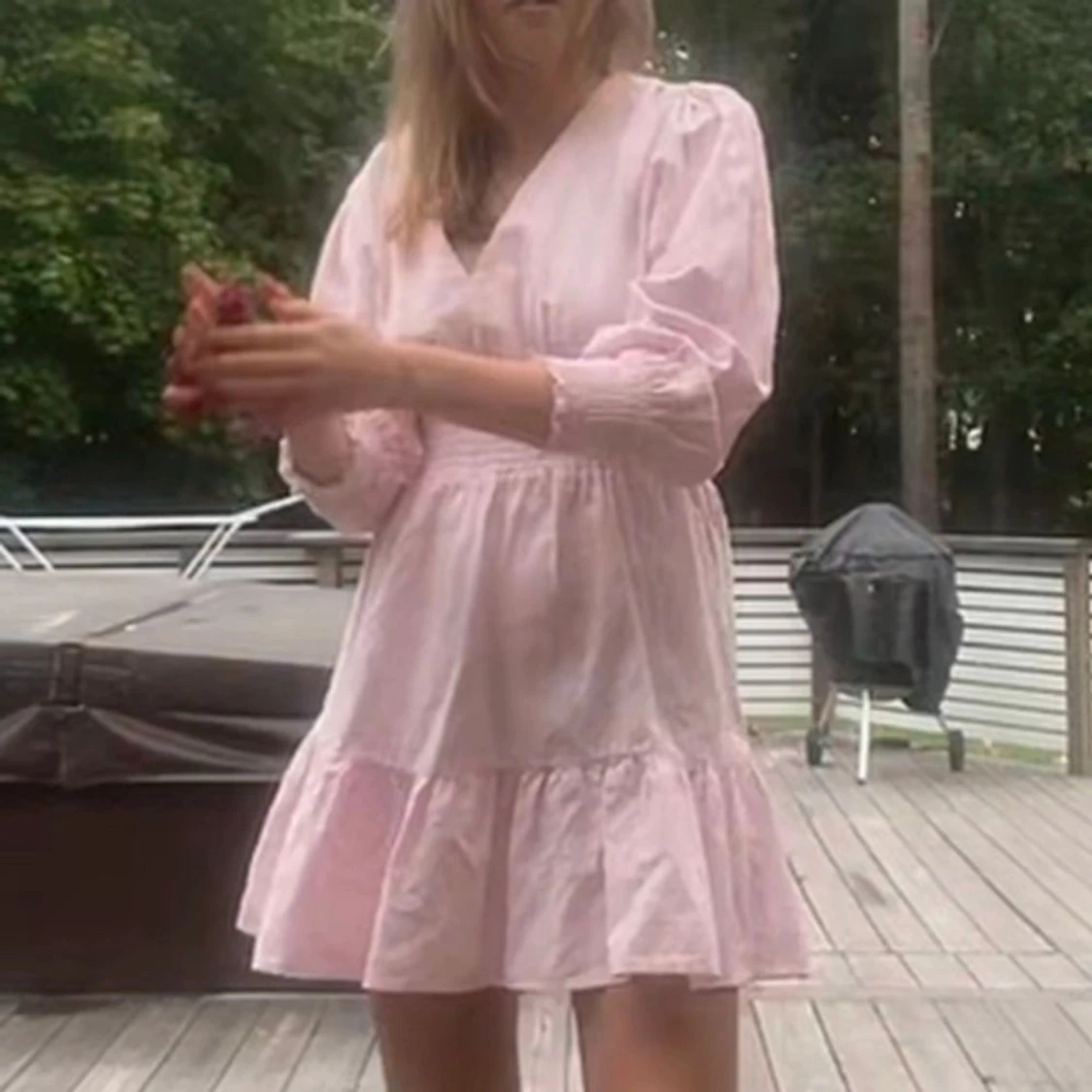 Rosa zara klänning - 90