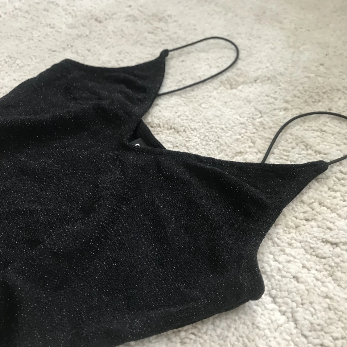 Svart glitterklänning - 91