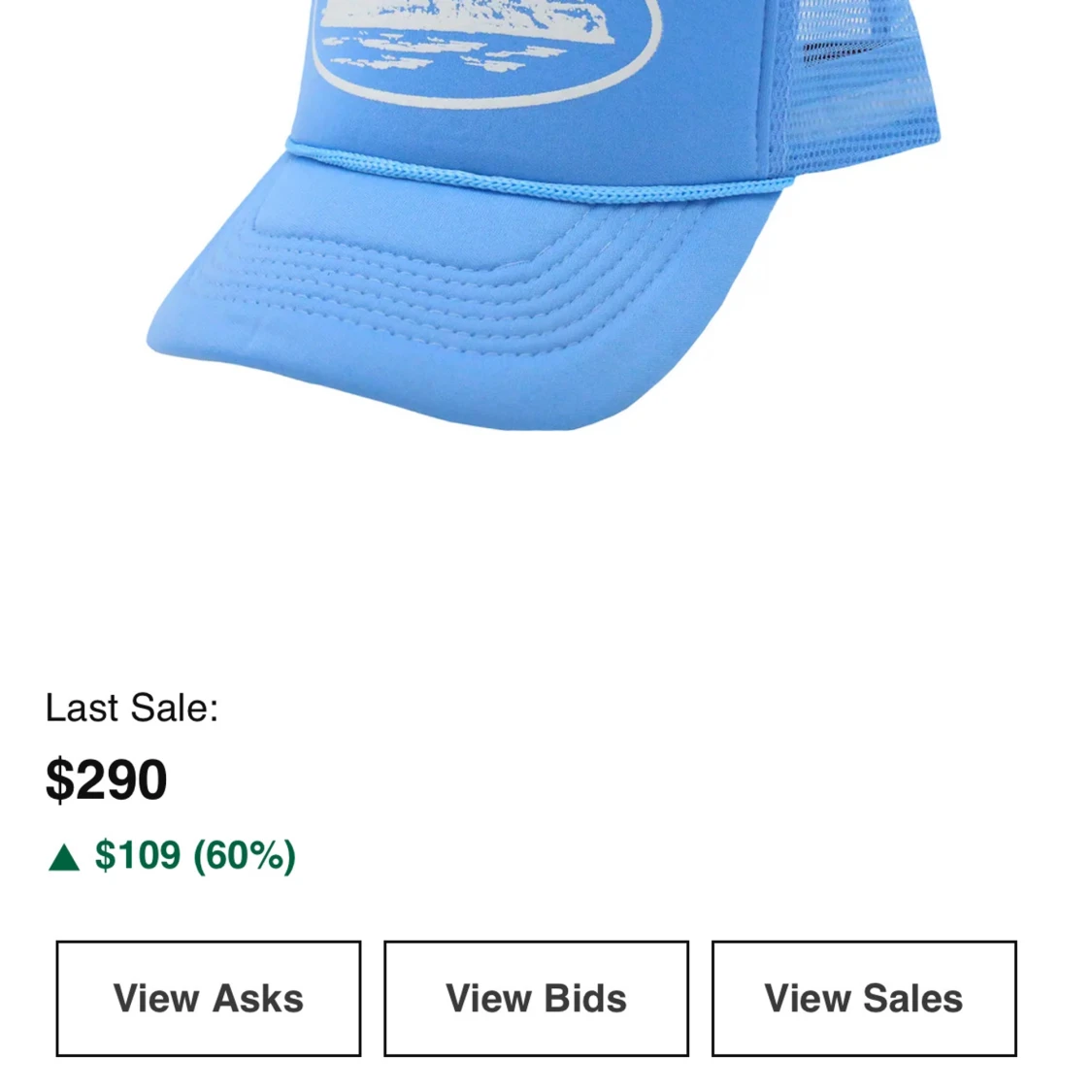 Corteiz Truckerhat Babyblue - 91