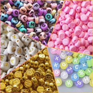 250 PACK! Bokstavspärlor  - 250st Bokstavspärlor fördelat på 5 sorter varav 50st per sort