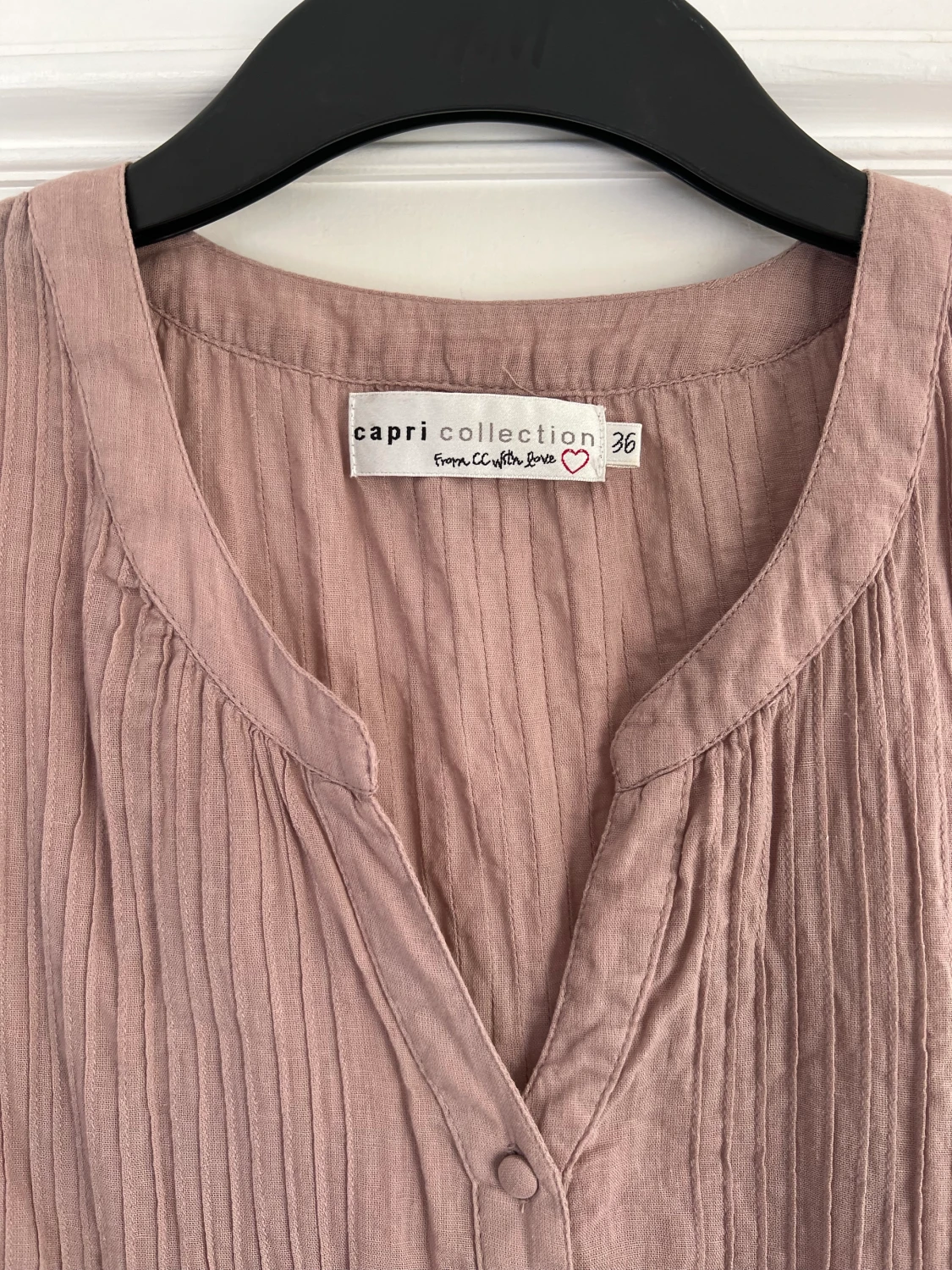 Capri Collection Tunika blus 100%bomull - 90