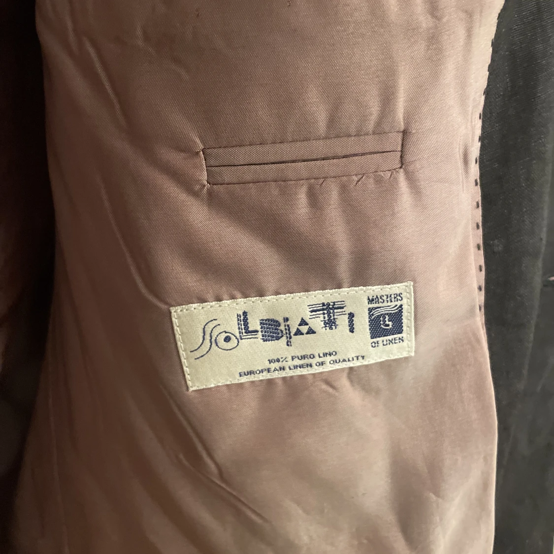 Svart linne hugo boss kavaj - 91